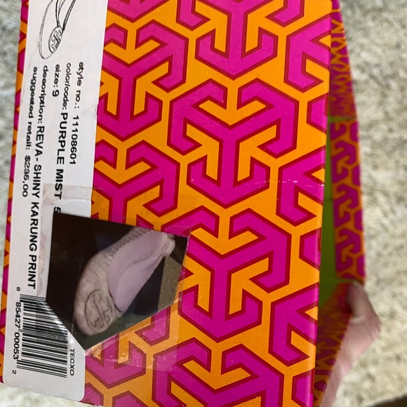 Tory Burch Purple snakeskin flats - Picture 5 of 5